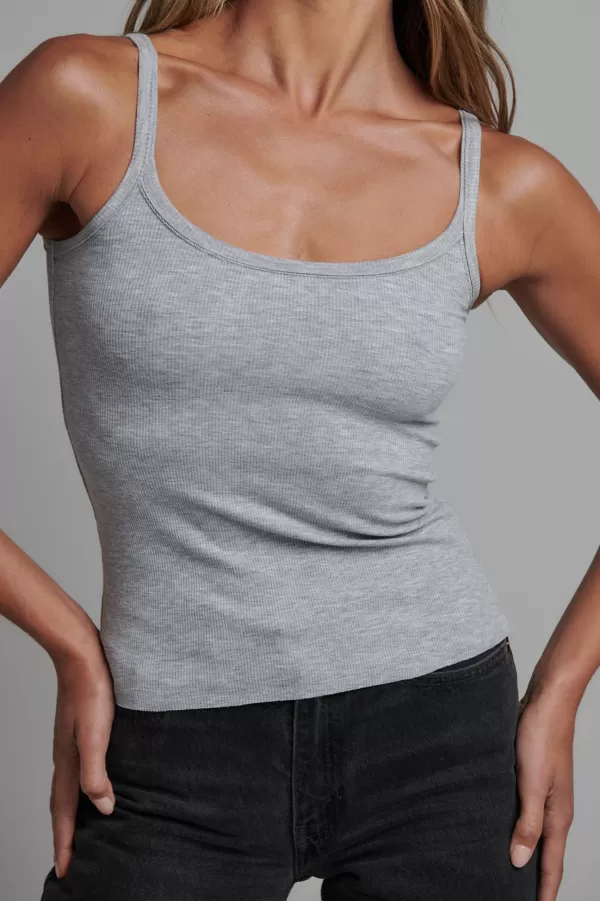 Tops | Bayse Brand Alex Singlet - Grey Marle