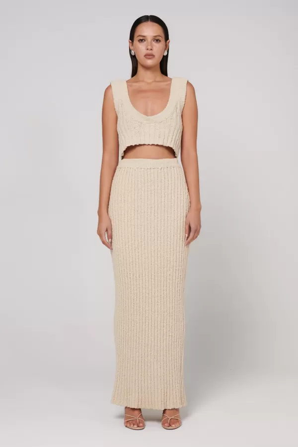 Bottoms | Bayse Brand Amor Maxi Skirt - Ecru