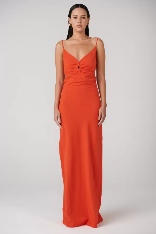 Dresses | Bayse Brand Ana Maxi - Paprika