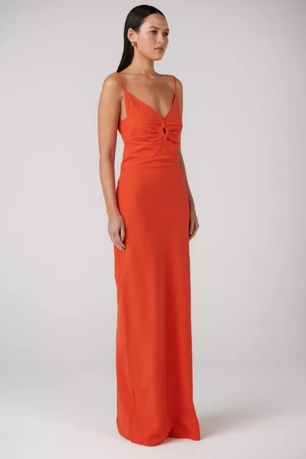 Dresses | Bayse Brand Ana Maxi - Paprika