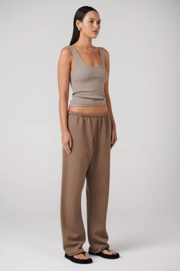 Bottoms | Bayse Brand Arti Track Pant - Taupe