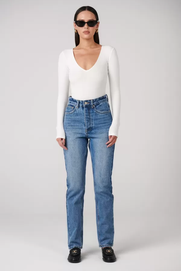 Bodysuits | Bayse Brand Atherton Bodysuit - White