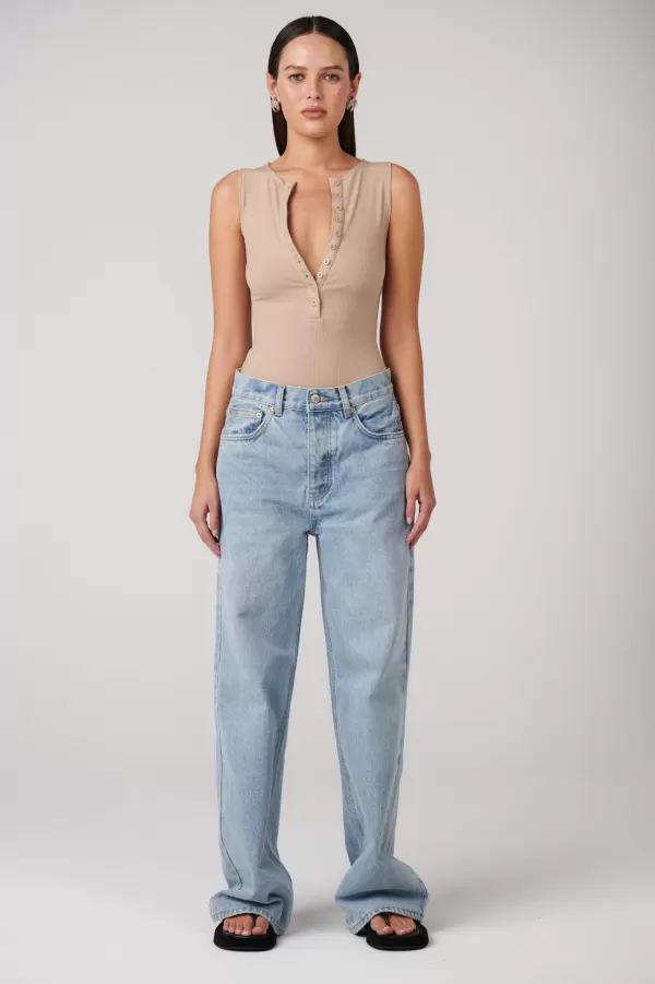 Bodysuits | Bayse Brand Aurora Bodysuit - Biscotti