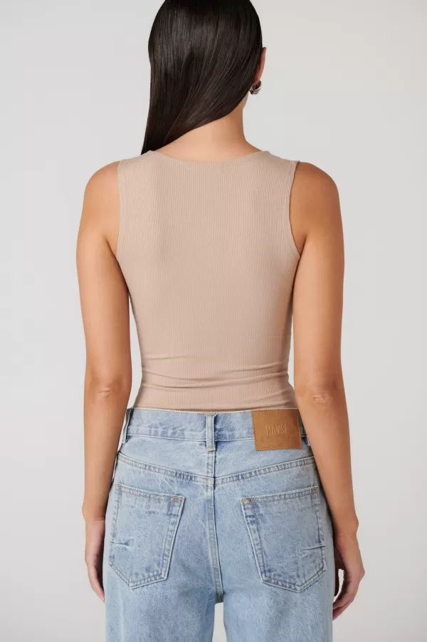 Bodysuits | Bayse Brand Aurora Bodysuit - Biscotti