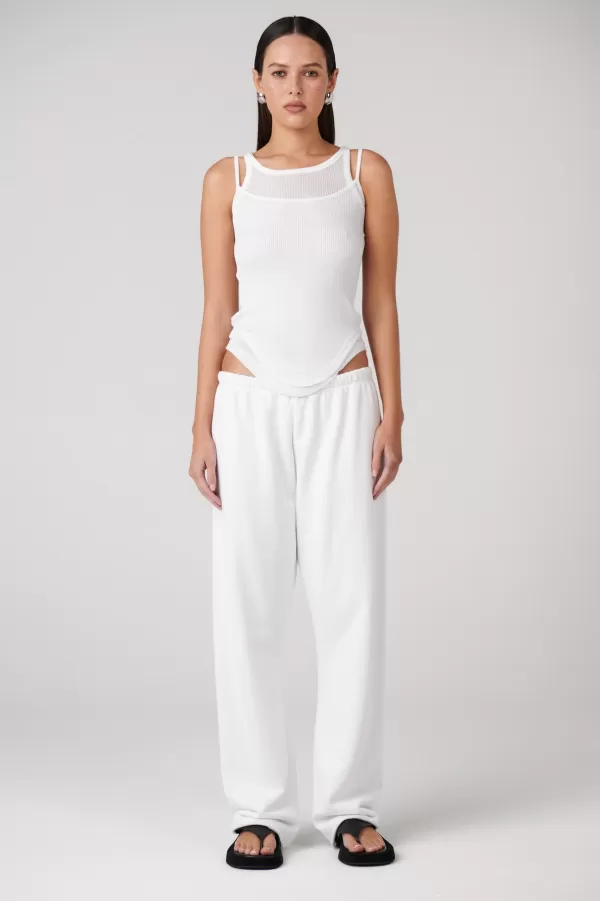 Tops | Bayse Brand Daton Singlet Top - White