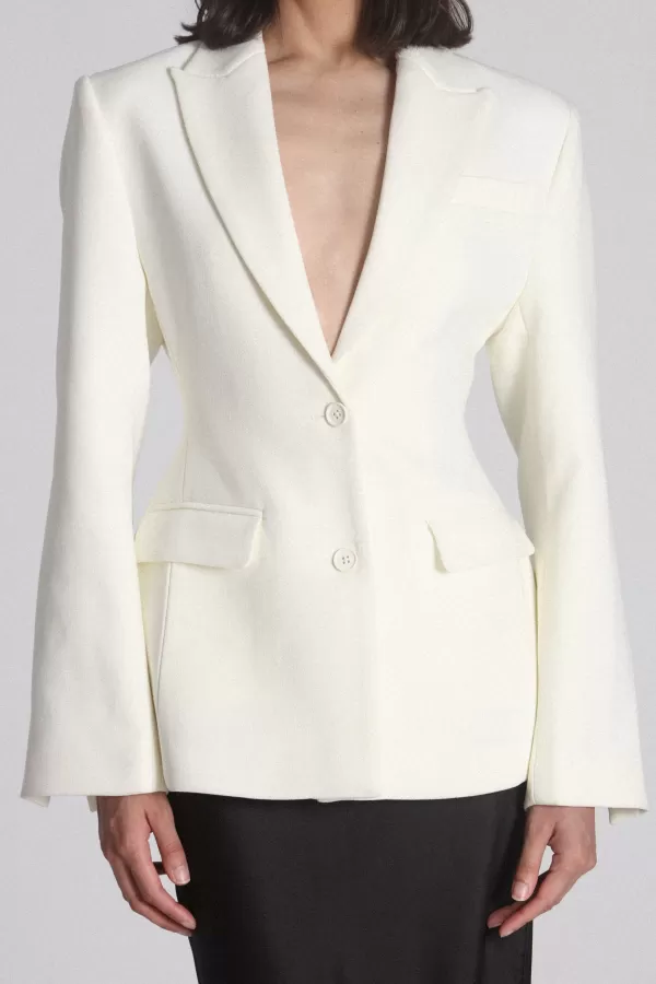 Tops | Bayse Brand Greenwich Blazer - White