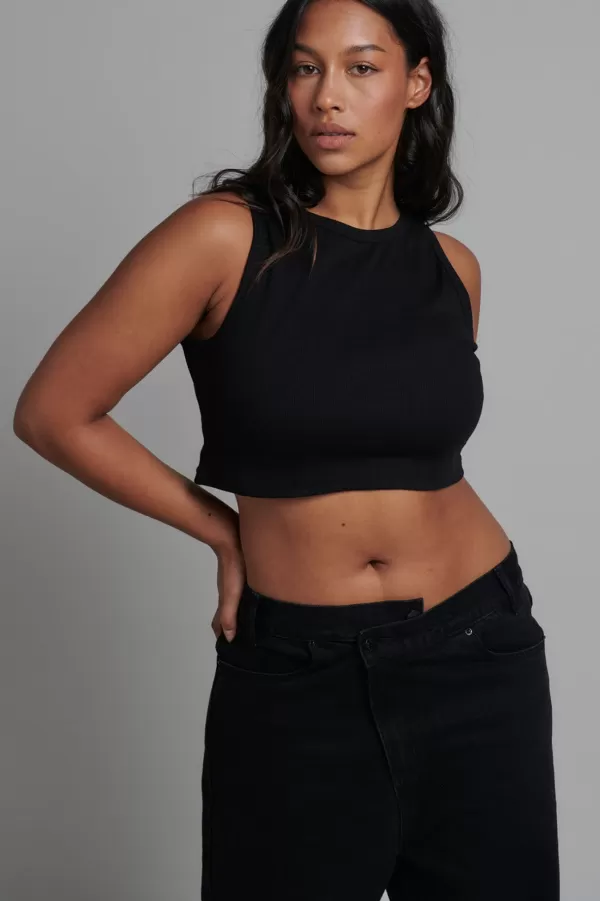 Tops | Bayse Brand Juno Crop - Black