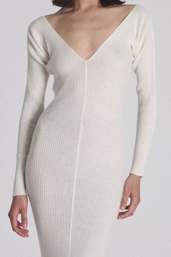 Dresses | Bayse Brand Madison Knit Dress - Ivory