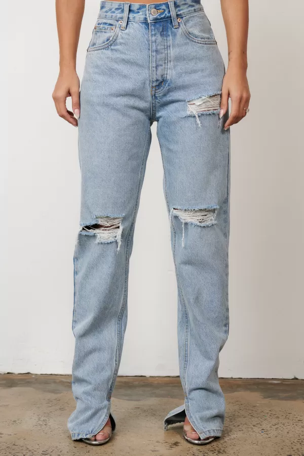 Bottoms | Bayse Brand Melrose Denim - Hollywood Blue