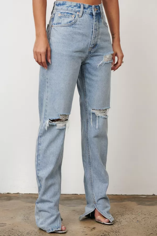 Bottoms | Bayse Brand Melrose Denim - Hollywood Blue