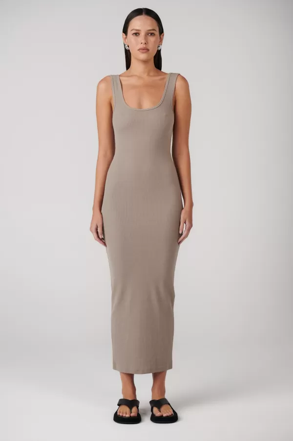 Dresses | Bayse Brand Oscar Midi - Steel Grey