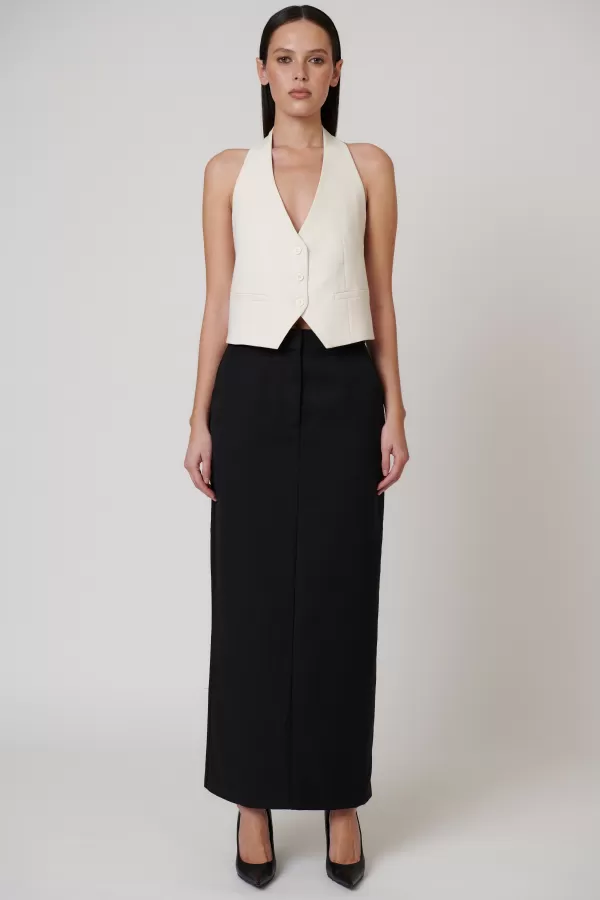 Bottoms | Bayse Brand Pheonix Maxi Skirt - Black