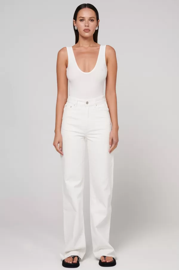 Bodysuits | Bayse Brand Reina Bodysuit - White