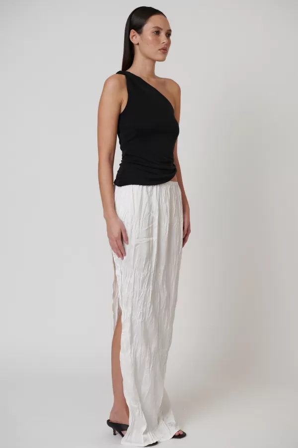 Bottoms | Bayse Brand River Maxi Skirt - Ivory