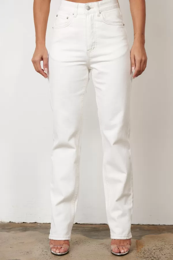 Bottoms | Bayse Brand Tyler Denim - Geisha White